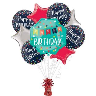 A Reason to Celebrate Birthday Foil Balloon Bouquet